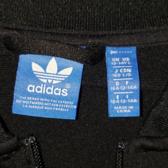 ADIDAS YOUTH'S UNISEX ZIP UP SWEATER JACKET - Picture 6 of 6